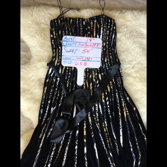Velvet HUGE SWEEP Party Dress  B9 - Picture 8 of 12